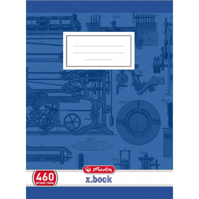 [HL078185] Herlitz 460 Notizbuch, A4, transparent, 70 g/m²