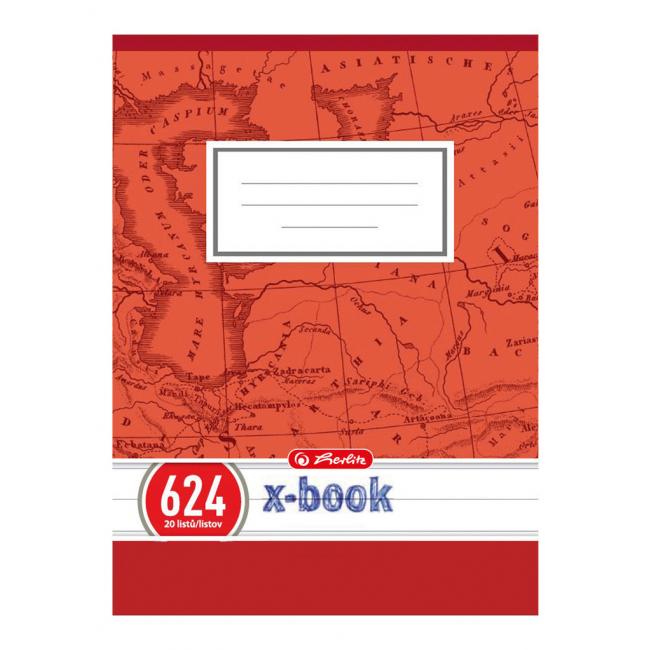 Herlitz 624 Notizbuch, A6, liniert, 70 g/m²