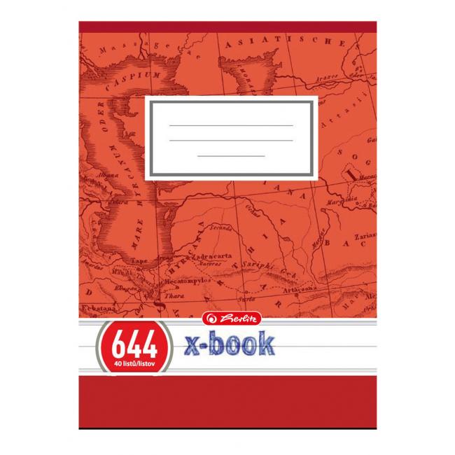 Herlitz 644 Notizbuch, A6, liniert, 70 g/m²