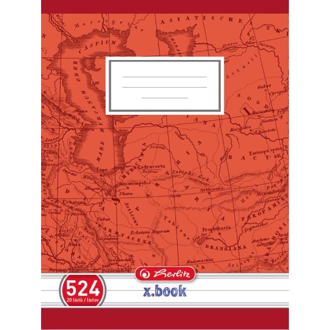 [HL078235] Herlitz 524 Notizbuch, A5, liniert, 70 g/m²
