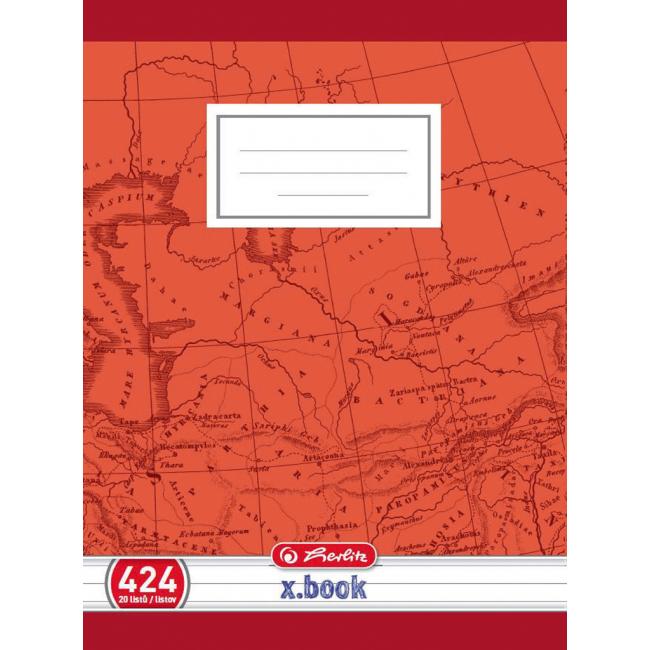 [HL078268] Herlitz 424 Notizbuch, A4, liniert, 70 g/m²