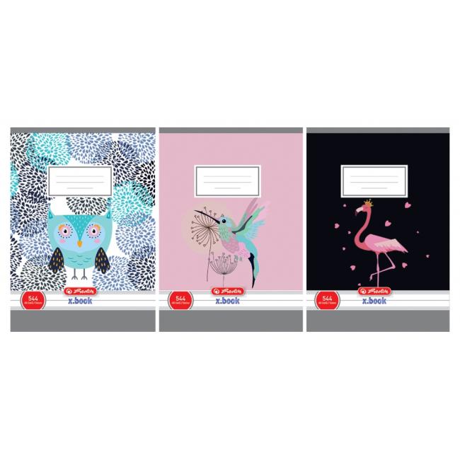 Notizbuch Herlitz 544 A5, verschiedene Motive, Mädchen, liniert, 70 g/m²