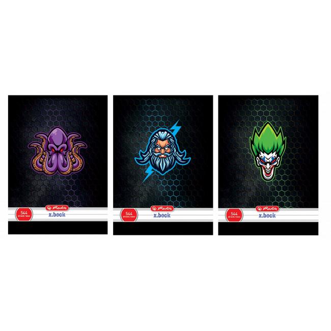 [HL078367] Herlitz Notizbuch 544 A5 liniert 70 g/m² verschiedene Motive Jungen