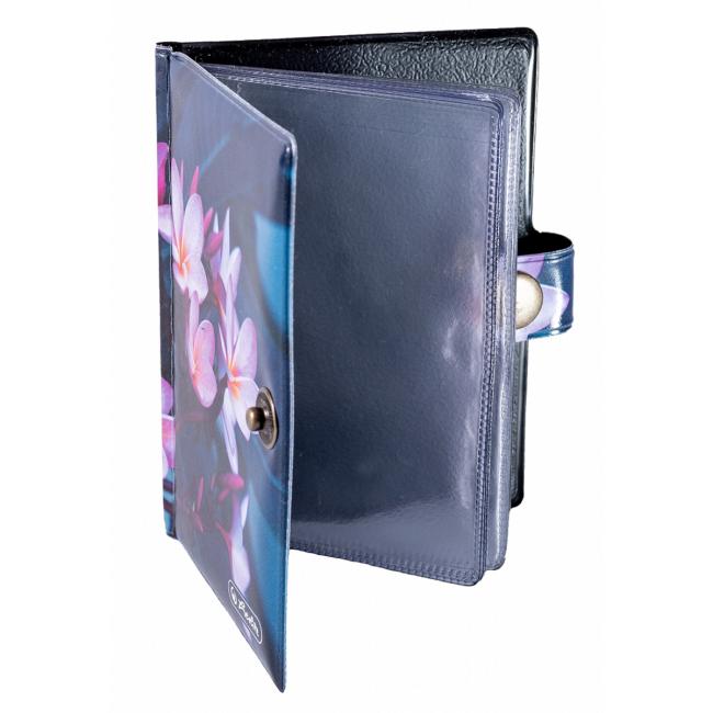Herlitz Kartenetui mit Druckknopf, 10 Blatt