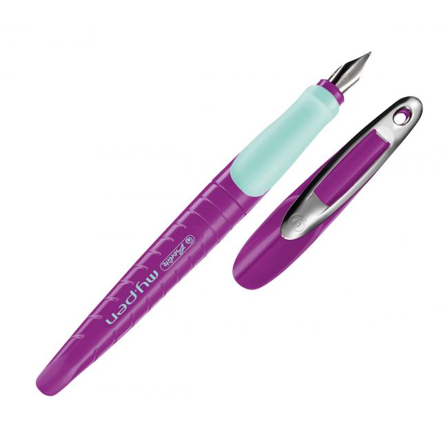 Herlitz my.pen Füllfederhalter, Feder M, lila/türkis