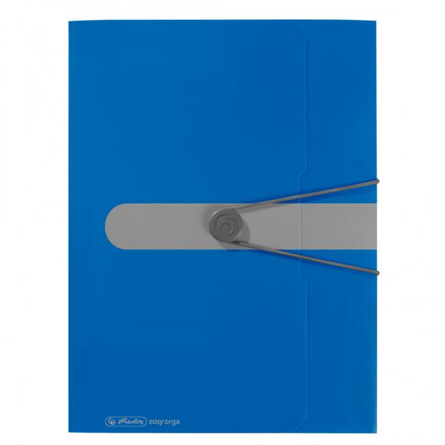 [HL205994] Plastiktüte mit Gummiband, Herlitz Easy Orga blau