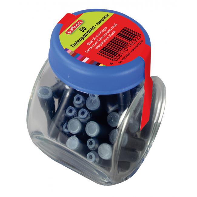 Herlitz blaue Bomben in einer Schachtel mit 50 Stück