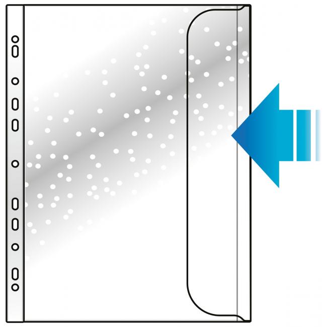 [HL329415] Euro-Hülle A4 matt mit Klappe 50 µm 10 Stück