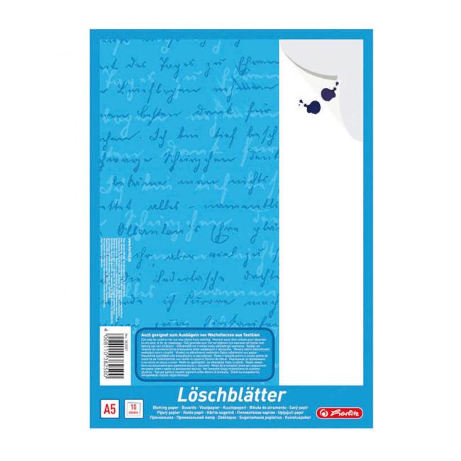 [HL382507] Herlitz Saugfähiges Papier A5, 80 g, 10 Blatt
