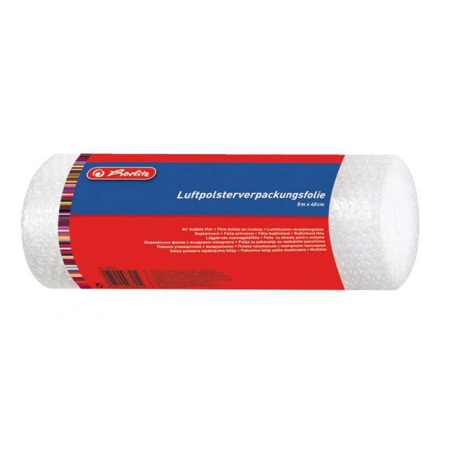 [HL387255] Luftpolsterfolie, 40 cm breit, 5 m Rolle, Herlitz