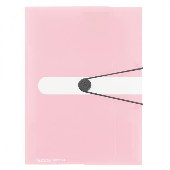 Plastiktüte mit Gummiband Herlitz Rose