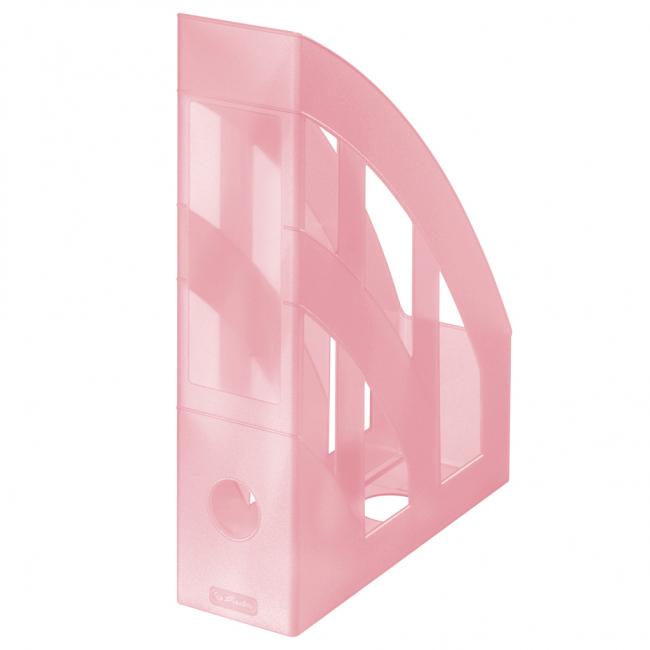 [HL413291] Herlitz Zeitschriftenständer transparent rosa