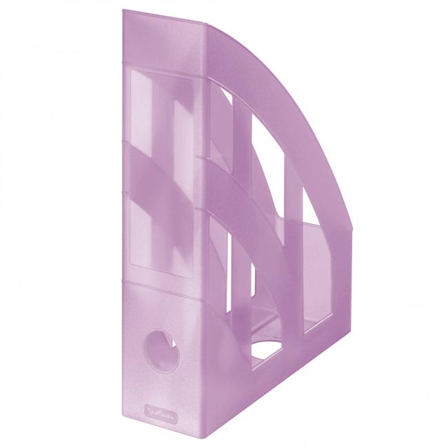[HL413309] Herlitz Zeitschriftenständer transparent flieder