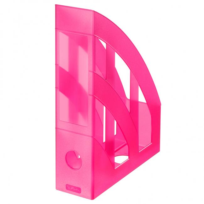[HL531556] Herlitz Zeitschriftenständer transparent rosa