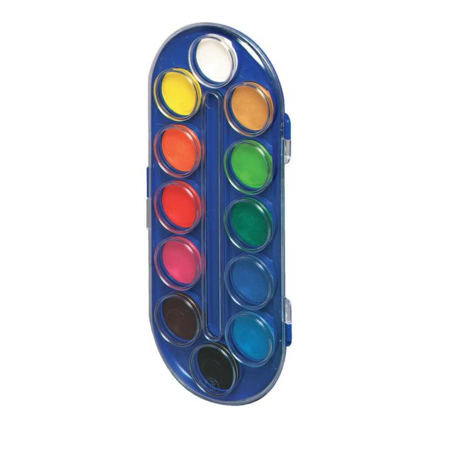 [HL641102] Herlitz LOCO Aquarellfarben, 12 Farben