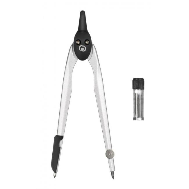 Herlitz-Kompass + Ersatzminen, schwarz