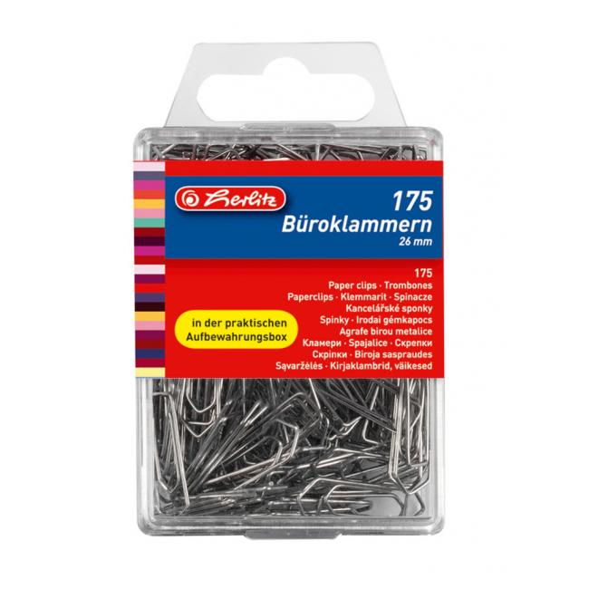 [HL760803] Feilenklammern Herlitz 26mm 175 Stk