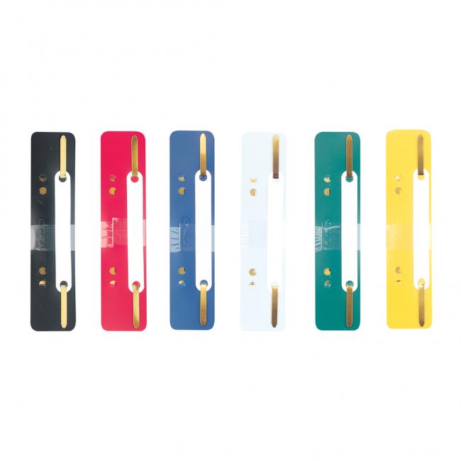 Herlitz Aktenhalterclips, Farbmix, 150 Stück