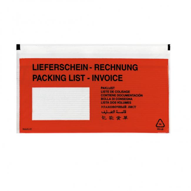 Herlitz DL Führungstaschen 110x220mm 100 Stück