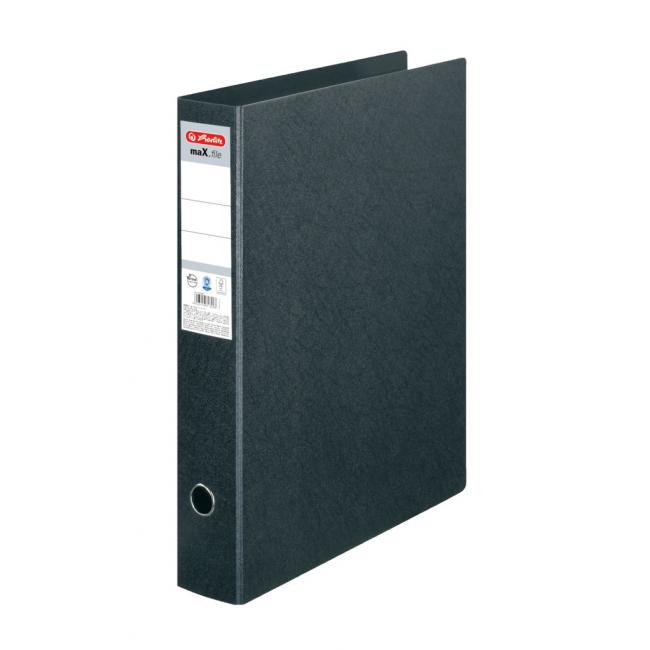 [HL842383] Herlitz maX.file Hebelordner A3 7,5 cm Hochformat schwarz