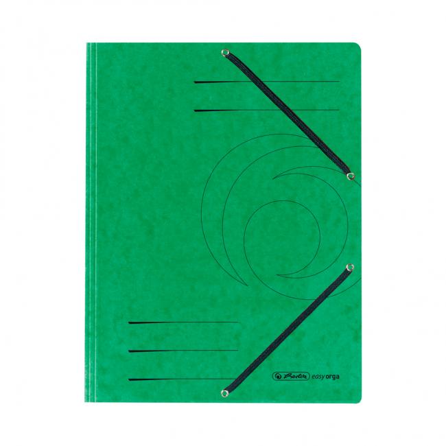 Herlitz grüner Gummibandumschlag
