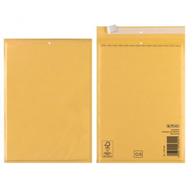 [HL935042] Luftpolsterumschläge C Herlitz 17x22cm, 4 Stück