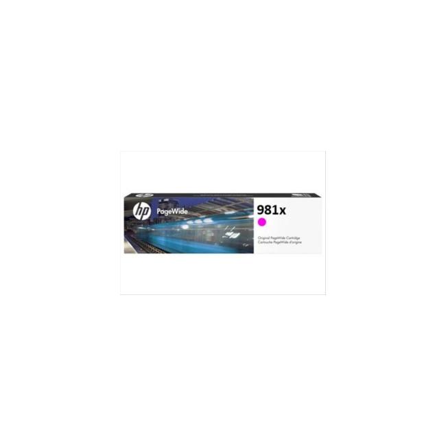 HP L0R10A HP 981X Magenta-Tintenpatrone (10.000 Seiten) für PageWide Enterprise Color 556dn/586dn
