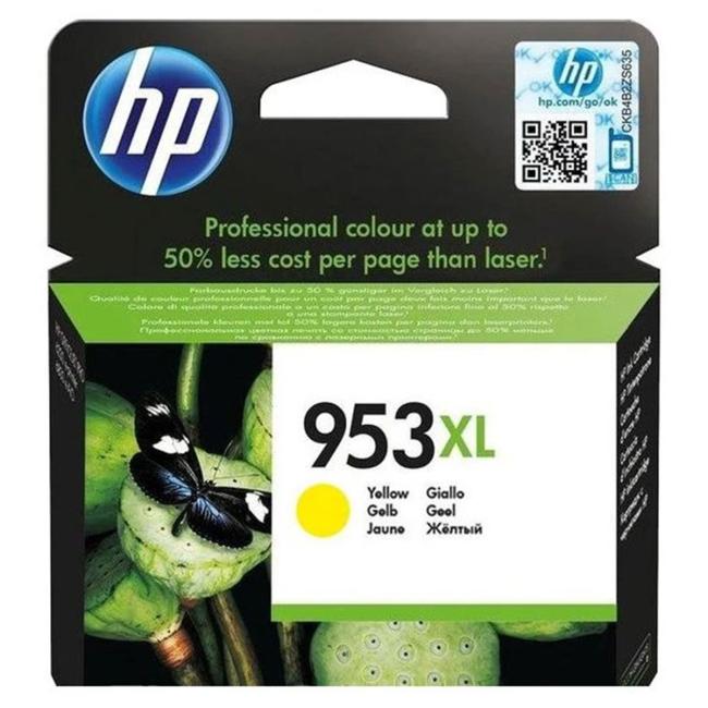HP F6U18AE HP 953XL gelbe XL-Tintenpatrone (1.600 Seiten) für OfficeJet Pro 7740/8210/8710/8720