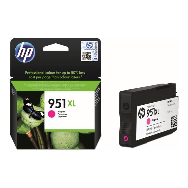 HP CN047AE HP 951XL Magenta XL Tintenpatrone (1.500 Seiten) für Officejet Pro 251dw/276dw/8100/8600
