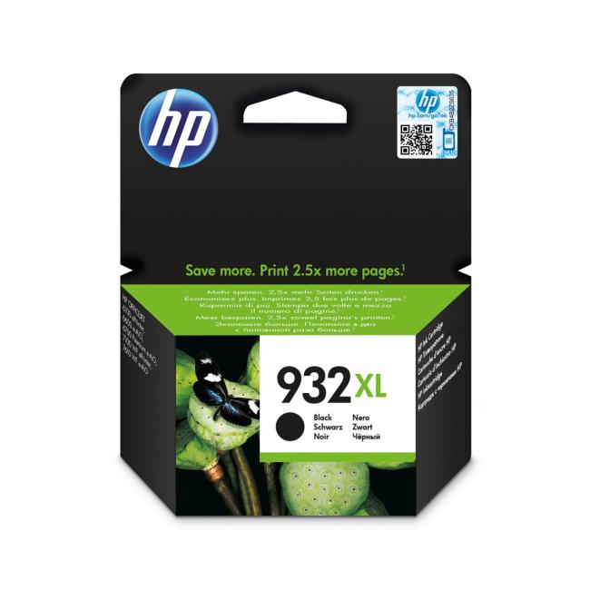HP CN053AE HP 932XL schwarze XL-Tintenpatrone (1.000 Seiten) für Officejet 6100/6600/6700/7110/7510