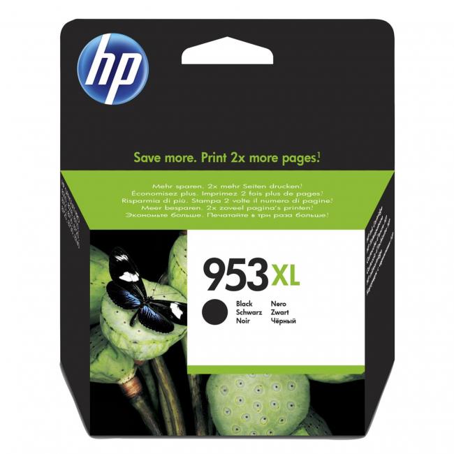 HP L0S70AE HP 953XL schwarze XL-Tintenpatrone (2.000 Seiten) für OfficeJet Pro 7740/8210/8710/8720