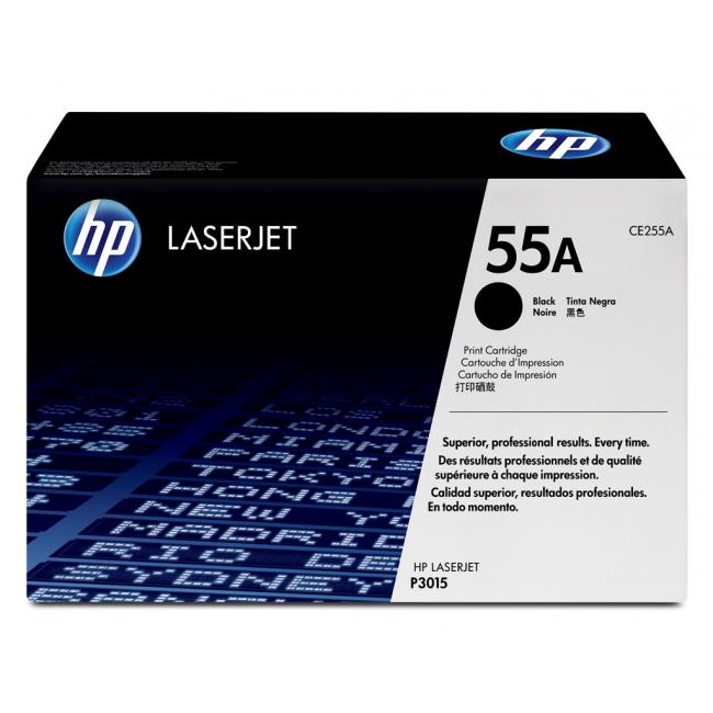 Toner HP CE255A HP 55A schwarz (6.000 Seiten) für Enterprise P3015/LJ Pro M521/Enterprise M525
