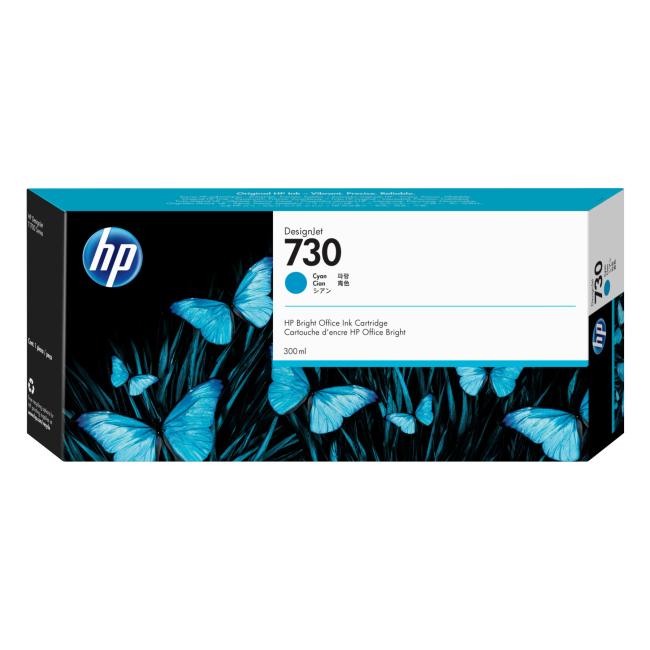 [HP000268] Tintenpatrone HP P2V68A HP 730 Cyan für DesignJet T1600, T1700, T2600 (300 ml)