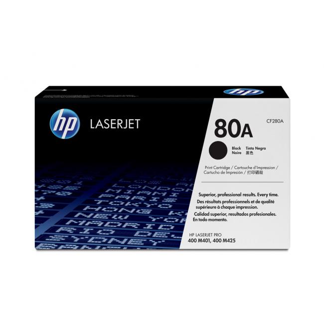 Toner HP CF280A HP 80A schwarz (2.700 Seiten) für LaserJet Pro M401/M425
