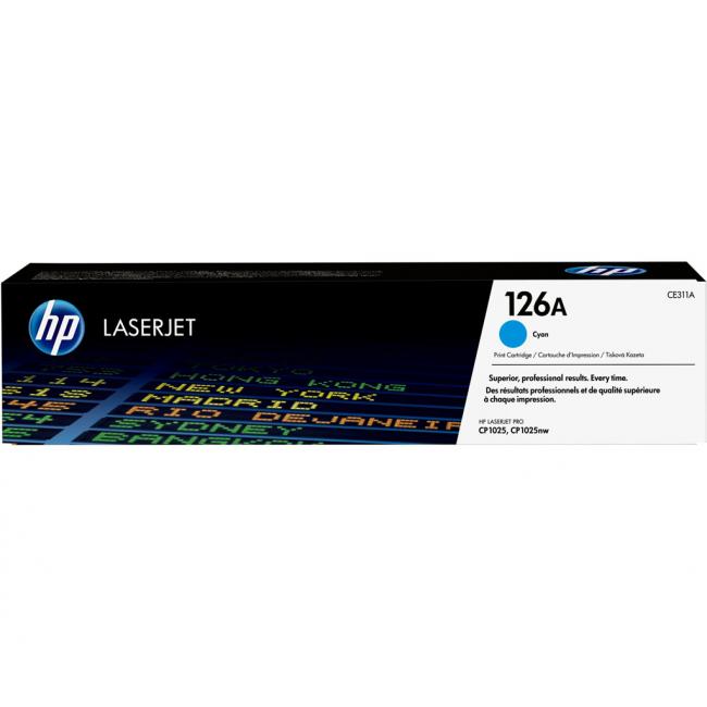 Toner HP CE311A HP 126 Cyan (1.000 Seiten) für LaserJet Pro CP1025/nw