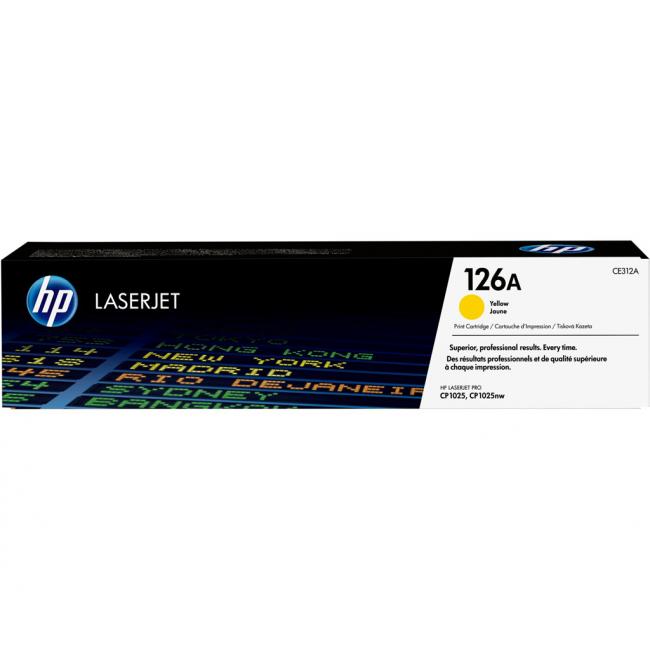 Toner HP CE312A HP 126 gelb (1.000 Seiten) für LaserJet Pro CP1025/nw