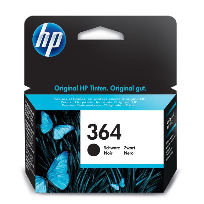 HP CB316EE HP 364 schwarze Tintenpatrone (250 Seiten) für Photosmart B109a/B010a/B110a/5510