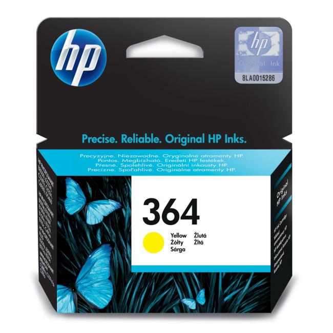 HP CB320EE HP 364 gelbe Tintenpatrone (300 Seiten) für Photosmart B109a/B010a/B110a/5510