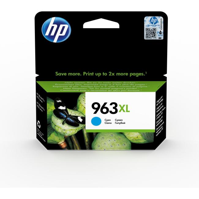 [HP000327] HP Tintenpatrone 3JA27AE HP 963XL Cyan XL (1.600 Seiten) für OfficeJet Pro 9010/9010e/9012e