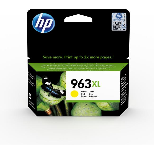 HP Tintenpatrone 3JA29AE HP 963XL gelb XL (1.600 Seiten) für OfficeJet Pro 9010/9010e/9012e