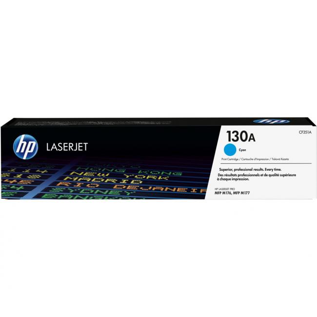 Toner HP CF351A HP 130A Cyan (1.000 Seiten) für Color LaserJet Pro M176/M177