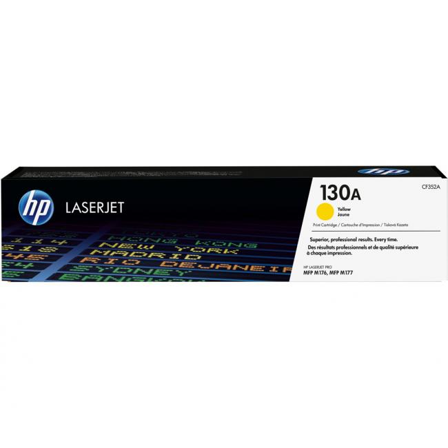 Toner HP CF352A HP 130A gelb (1.000 Seiten) für Color LaserJet Pro M176/M177