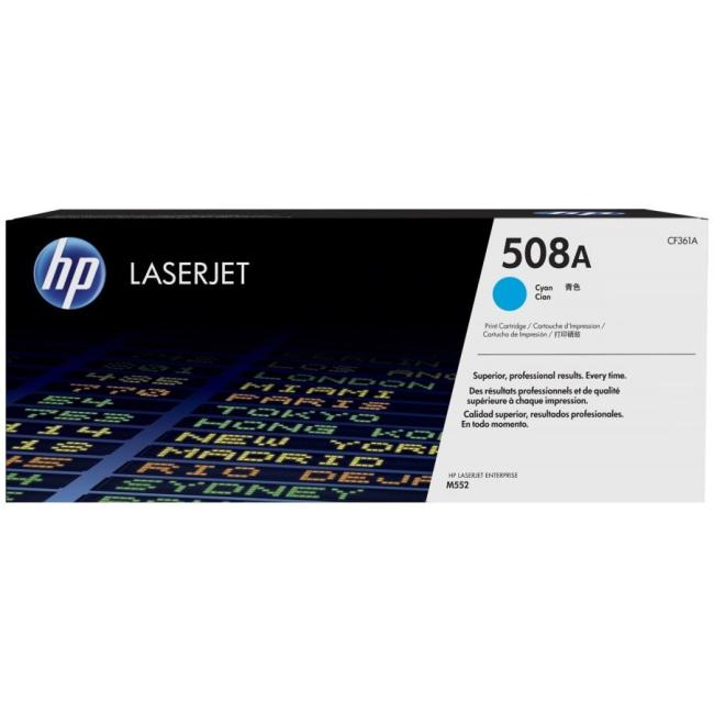Toner HP CF361A HP 508A Cyan (5.000 Seiten) für LaserJet M552/M553/M577