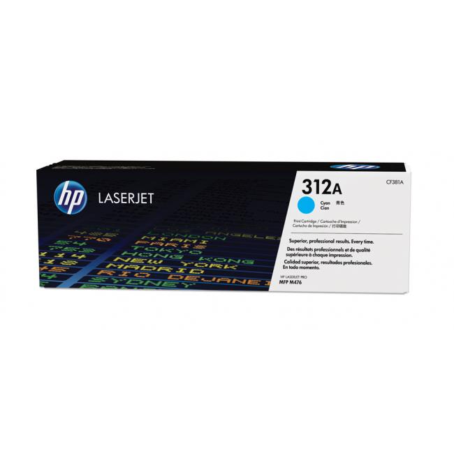 Toner HP CF381A HP 312A Cyan (2.700 Seiten) für LaserJet Pro M476
