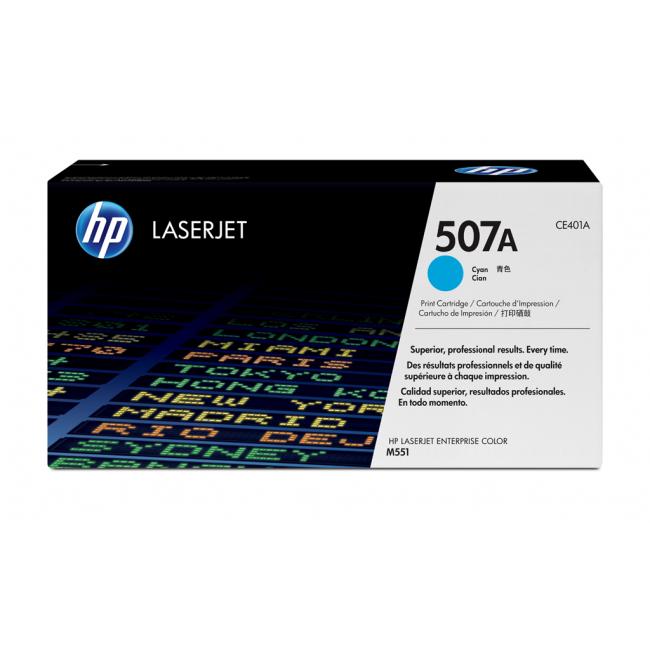 Toner HP CE401A HP 507A Cyan (6.000 Seiten) für LJ Enterprise Color M551/M570/M575