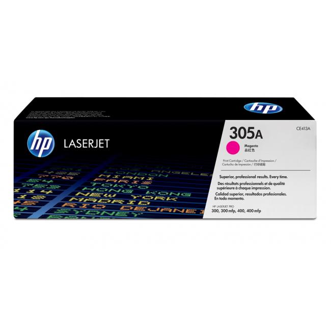 Toner HP CE413A HP 305A Magenta (2.600 Seiten) für CLJ M351/451/375/475