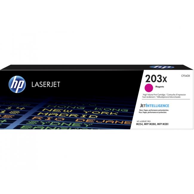 [HP000543] Toner HP CF543X HP 203X Magenta (2.500 Seiten) für LaserJet Pro M254dw/M280nw/M281fdn