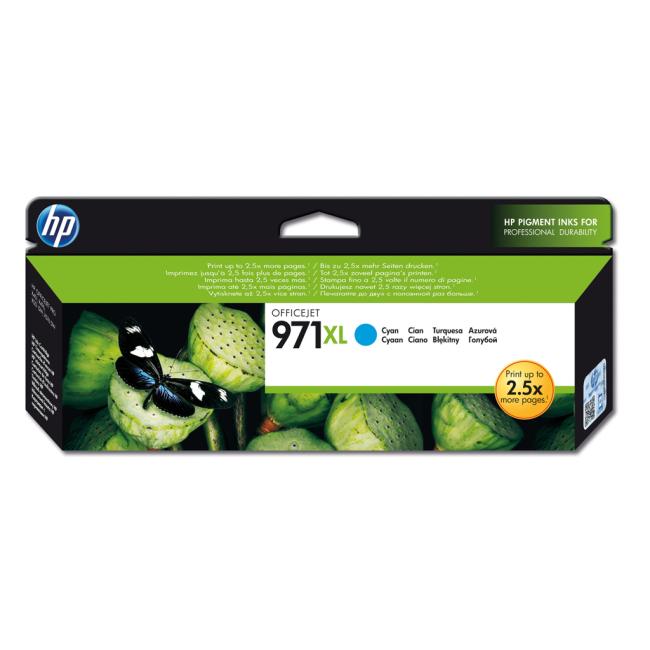 HP CN626AE HP 971XL Cyan XL Tintenpatrone (6.600 Seiten) für Officejet Pro X451dw/X476dw/X551dw