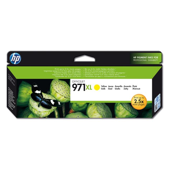 [HP000628] HP CN628AE HP 971XL gelbe XL-Tintenpatrone (6.600 Seiten) für Officejet Pro X451dw/X476dw/X551dw