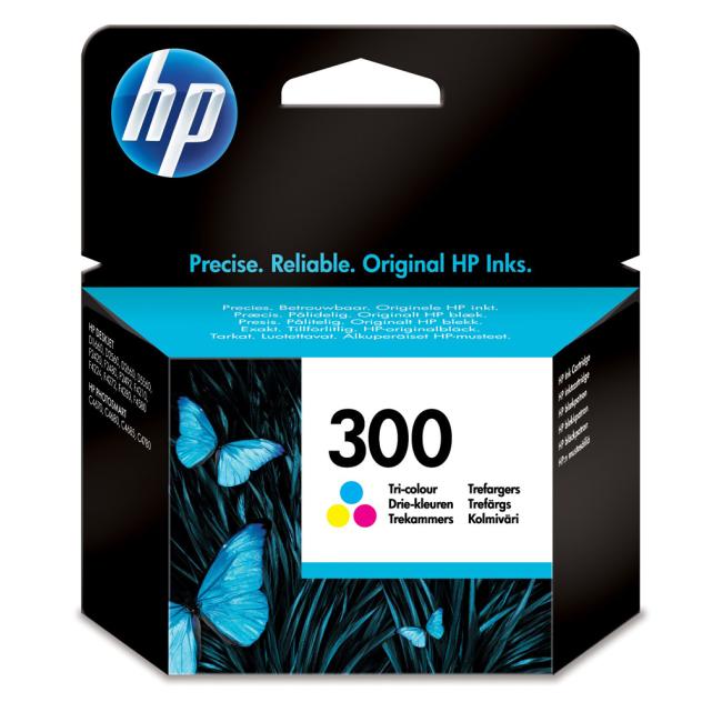 [HP000643] HP CC643EE Tintenpatrone HP 300 Farbe (165 Seiten) für Deskjet D1660/D2560/D5560/F2480/F4280